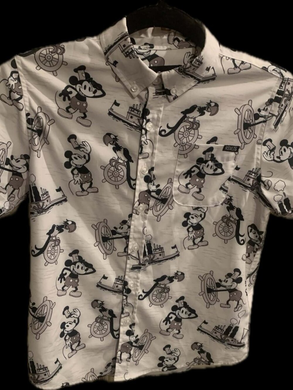 DISNEY100 RSVLTS "Steamboat" Willie KUNUFLEX Limited Edition TShirt